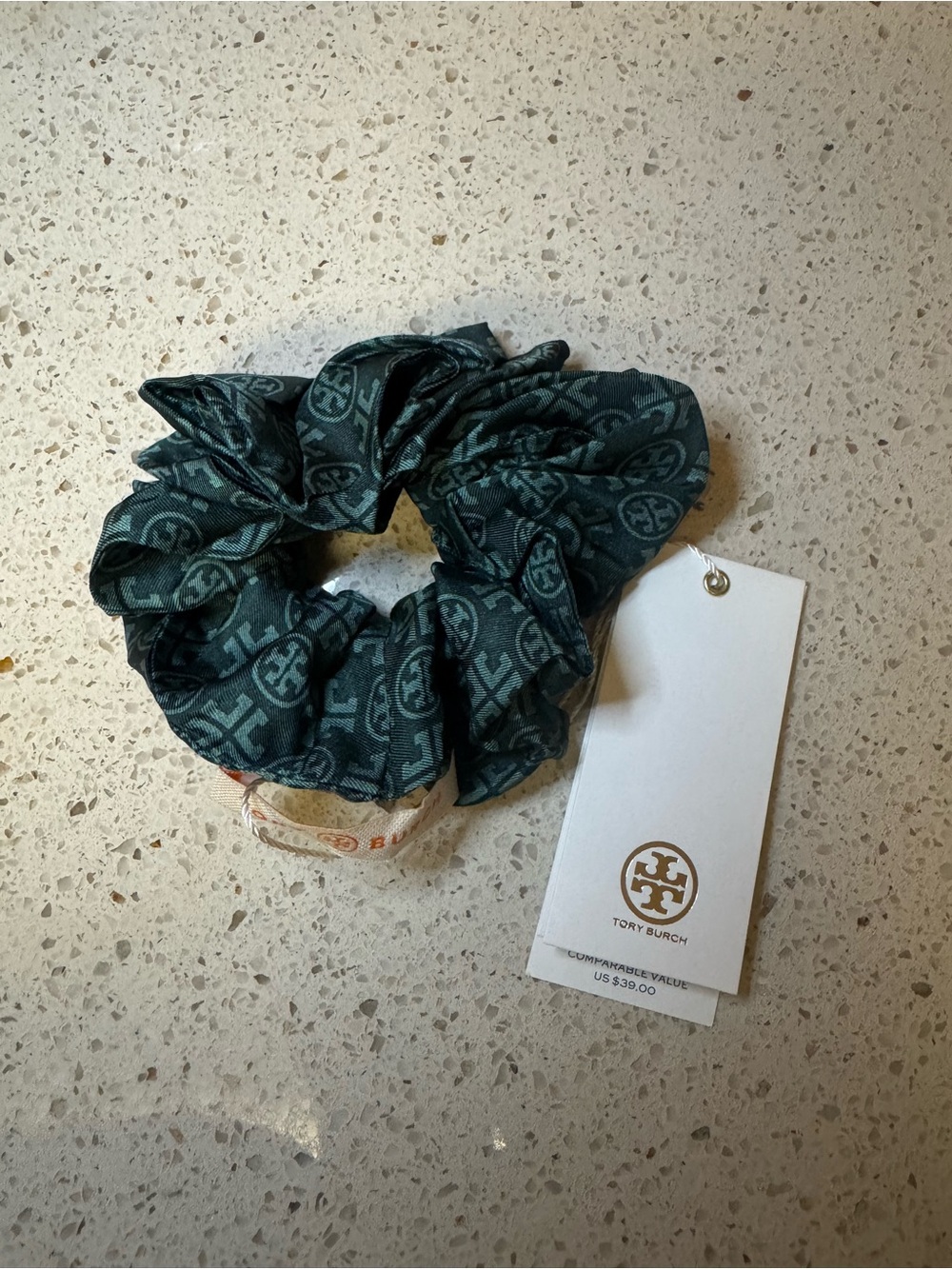 Tory Burch Silk Scrunchie NWT